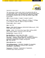 Preview for 8 page of Igel Igel TC 32 LX CF Installation Manual