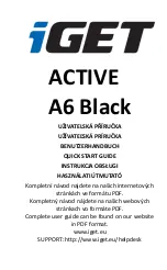 Iget ACTIVE A6 Quick Start Manual preview