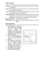 Preview for 8 page of Igloo FR280 Instruction Manual