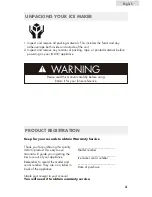 Preview for 3 page of Igloo ICE102-WHITE User Manual