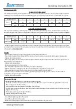 Preview for 3 page of IGM Professional FD3080-3130 Operating Instructions Manual