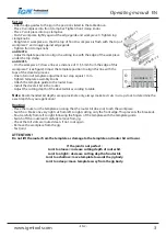 Preview for 3 page of IGM Professional FD3350 Operationg Instructions