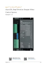 Preview for 1 page of igus motion Plastics dryve D9 Manual