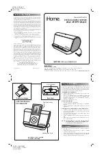 iHome iHM10 User Manual preview