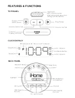 Preview for 4 page of iHome POWERCLOCK IBT235W Instructions Manual