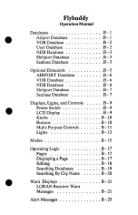 Preview for 6 page of II Morrow Inc. Apollo 800 Pilot'S Manual