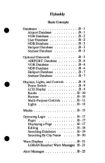 Preview for 10 page of II Morrow Inc. Apollo 800 Pilot'S Manual