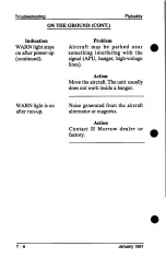 Preview for 165 page of II Morrow Inc. Apollo 800 Pilot'S Manual