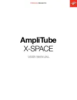 Preview for 1 page of IK Multimedia AmpliTube X-SPACE User Manual