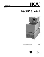 Preview for 1 page of IKA CBC 5 control Operating Instructions Manual