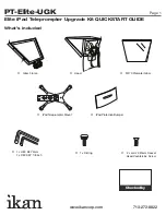 Preview for 2 page of Ikan PT-Elite-UGK Quick Start Manual