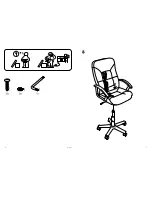 Preview for 2 page of IKEA ALLAK SWIVEL CHAIR BLK CF Instructions