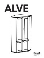 IKEA ALVE CORNER WORKSTATN Instructions Manual preview