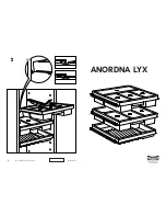 IKEA ANORDNA LYX PULL-OUT STORAGE S3 16X15" Instructions preview