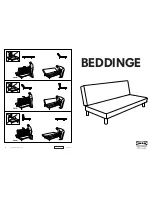 Preview for 1 page of IKEA BEDDINGE SOFABED FRAME Instructions