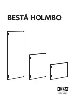 IKEA BESTÅ HOLMBO DOOR 23 5/8X15" Instructions Manual preview