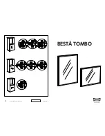 Preview for 1 page of IKEA BESTA TOMBO Instructions Manual