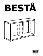 IKEA BESTA Assembly Instructions Manual preview