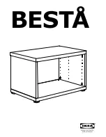 IKEA BESTA Instructions Manual preview