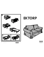 IKEA EKTORP CHAIR FRAME Instructions preview