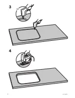 Preview for 4 page of IKEA EMSEN SINGLE BOWL INSET SINK 22X18" Instructions Manual