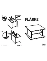 IKEA FLÄRKE TV UNIT 25X17" Instructions preview