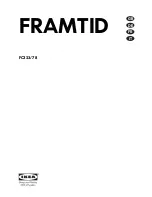 Preview for 1 page of IKEA FRAMTID FC323/78 Manual