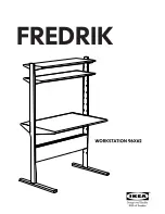 IKEA FREDRIK COMPUTER WORKSTATION 39X24" Instructions Manual preview