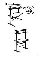 Preview for 11 page of IKEA FREDRIK COMPUTER WORKSTATION 50X28 Instructions Manual