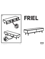 Preview for 1 page of IKEA FRIEL TV UNIT 78X21 5/8" Instructions Manual