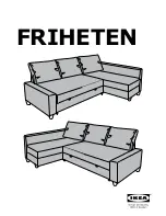 Preview for 1 page of IKEA FRIHETEN Assembly Instructions Manual