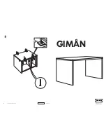 Preview for 1 page of IKEA GIMÅN COUNTER TOP+2 COVER PANELS Instructions