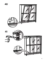 Preview for 25 page of IKEA GRANEMO GLASS-DOOR CABINET 63X68 1/2" Instructions Manual