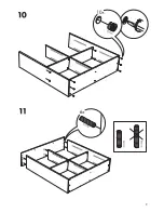 Preview for 9 page of IKEA GRANEMO GLASS DOOR CABINET 64X68" Instructions Manual