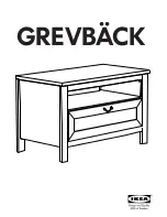 Preview for 1 page of IKEA GREVBACK Instructions Manual