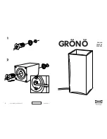 Preview for 1 page of IKEA GRONO AA-54067-4 Assembly Instructions