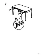 Preview for 7 page of IKEA GUSTAV DESK 59X29 1/2" Instructions Manual