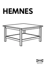 Preview for 1 page of IKEA HEMNES 904.134.97 Manual