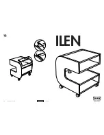 Preview for 1 page of IKEA ILEN SIDE TABLE/TV BENCH 20X20" Instructions Manual