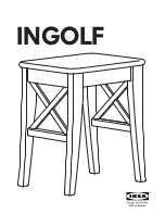 Preview for 1 page of IKEA INGOLF Instructions Manual