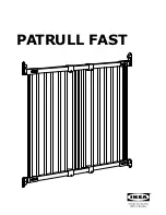 Preview for 1 page of IKEA PATRULL FAST Instruction Manual