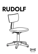 Preview for 1 page of IKEA RUDOLF Manual