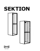 Preview for 1 page of IKEA SEKITON Assembly Instructions Manual