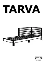 IKEA Tarva Manual preview