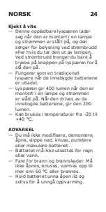 Preview for 24 page of IKEA TOSTHULT LED1731G6 Manual