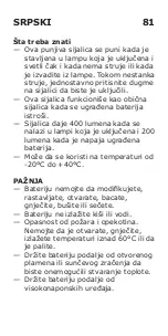 Preview for 81 page of IKEA TOSTHULT LED1731G6 Manual