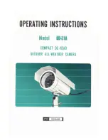 Ikegami OD-21A Operating Instructions Manual preview