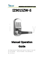 Preview for 1 page of Ilockey IZ9015ZW-S Manual Operation Manual