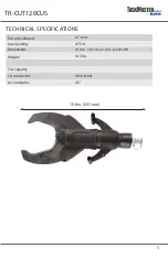 Preview for 5 page of Ilsco TaskMaster TR-CUT120CU-S Instruction Manual