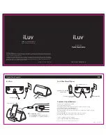 Preview for 1 page of Iluv I189 Quick Start Manual